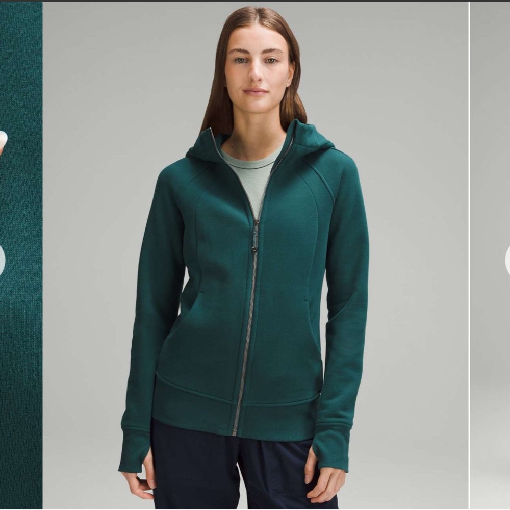 LULULEMON SCRUB FULL ZIP SIZE 6